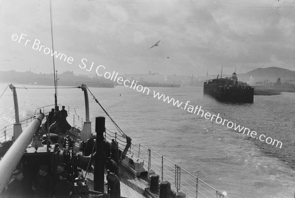 BACKING OUT FROM ADMIRALTY PIER